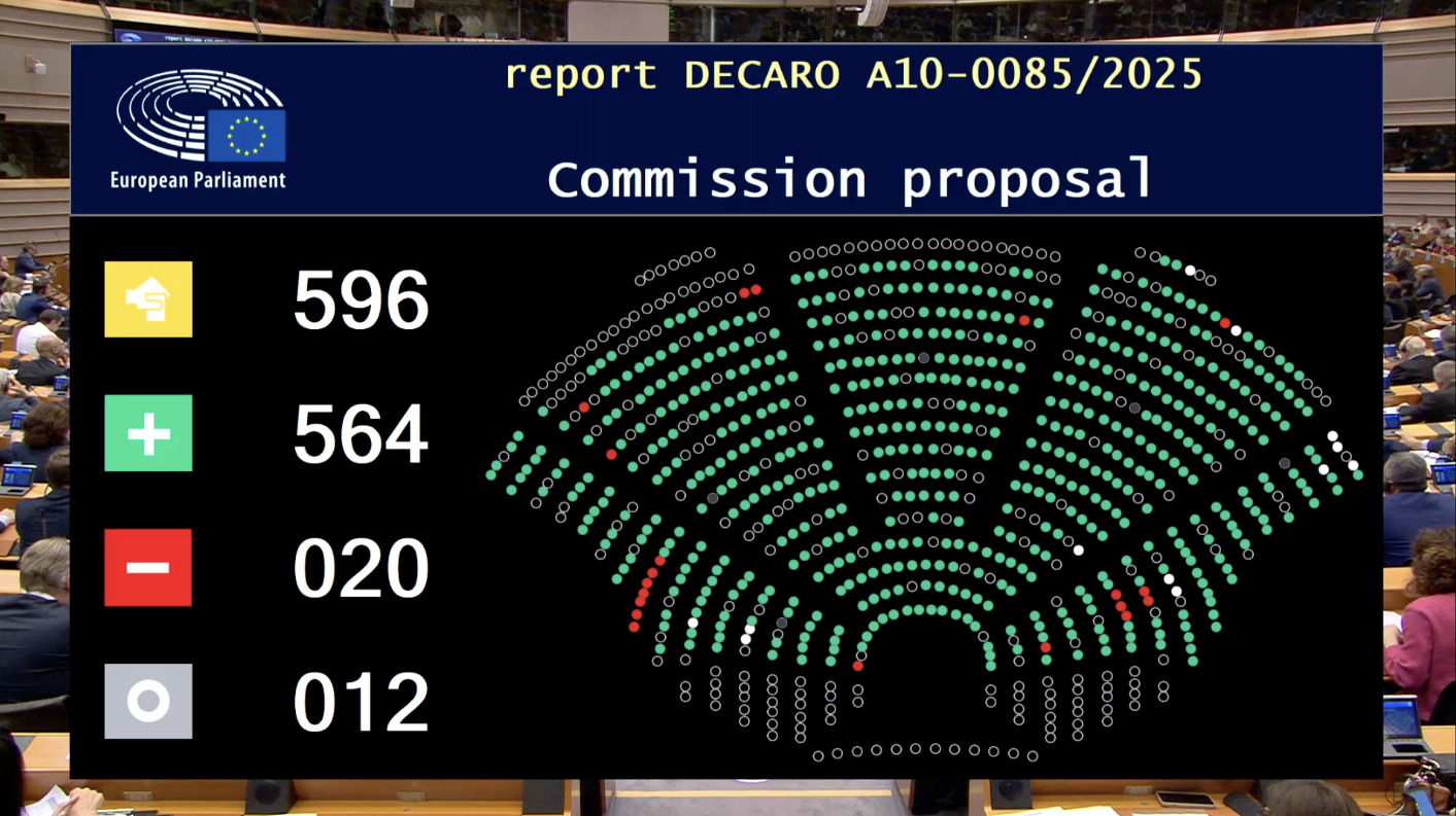 European Parliament vote