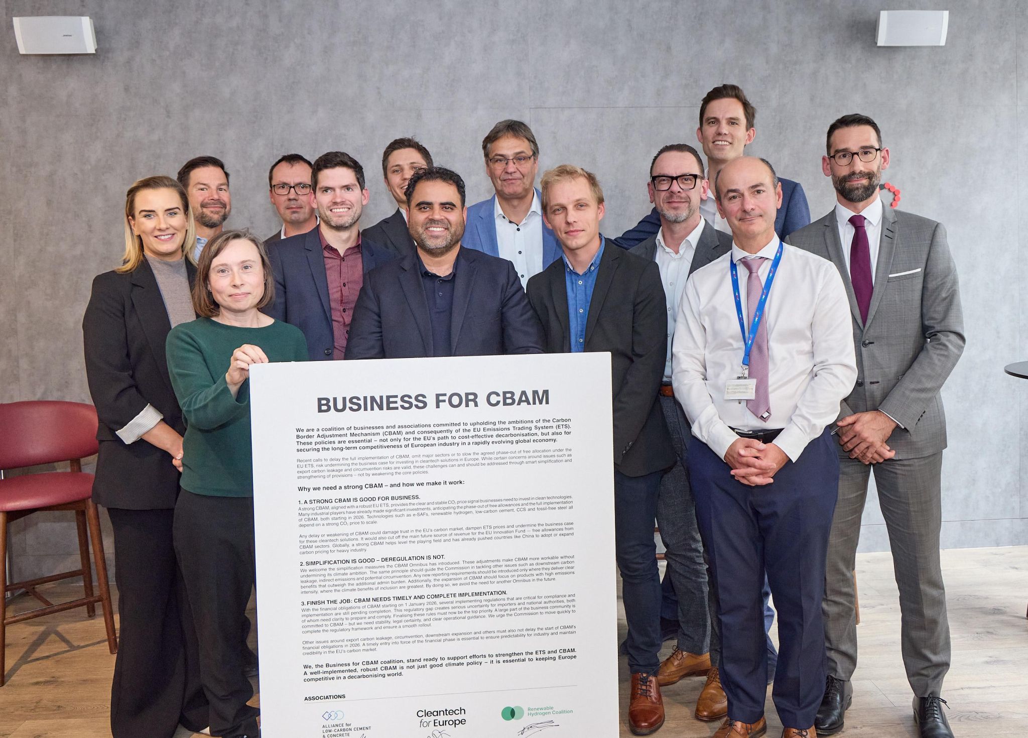 Business for CBAM coalition launch